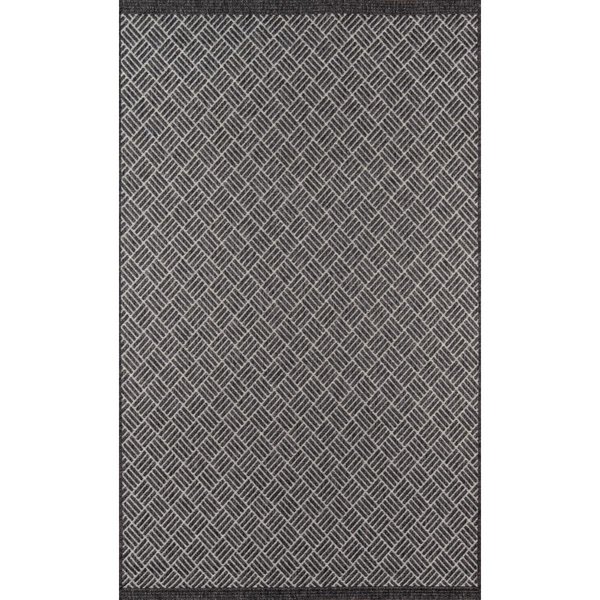 Momeni 2 x 10 ft. Como-4 Runner Rug Charcoal COMO0COM-4CHR20A0